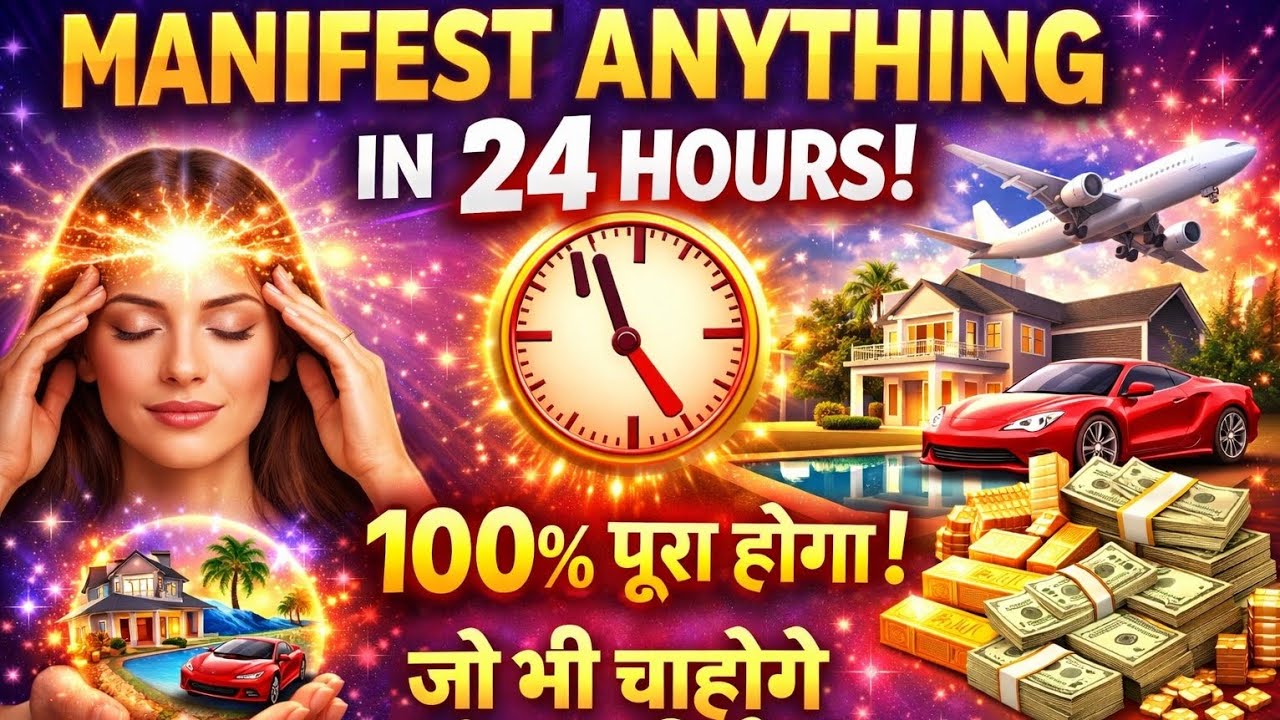 How to Manifest ANYTHING in 24 HOURS! Law of Attraction! Manifestation Technique 