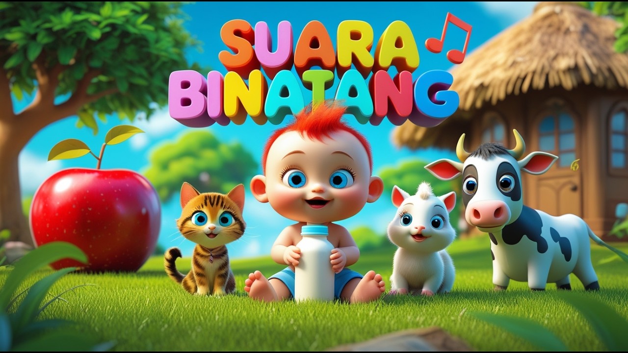 SUARA BINATANG - LAGU ANAK INDONESIA – LAGU BELAJAR DAN BERNYANYI | Sunday fun