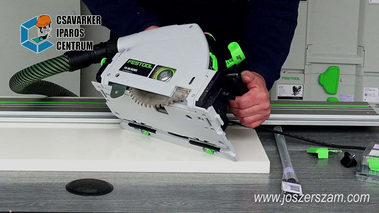 Festool termékbemutató a Csavarker Kft-nél (Festool Merülőfűrész TS 55 REBQ-Plus-FS)