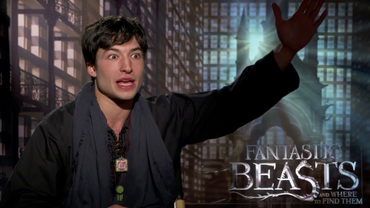 Fantastic Beasts: Ezra Miller exchanges Harry Potter Pickup lines w/ Ari