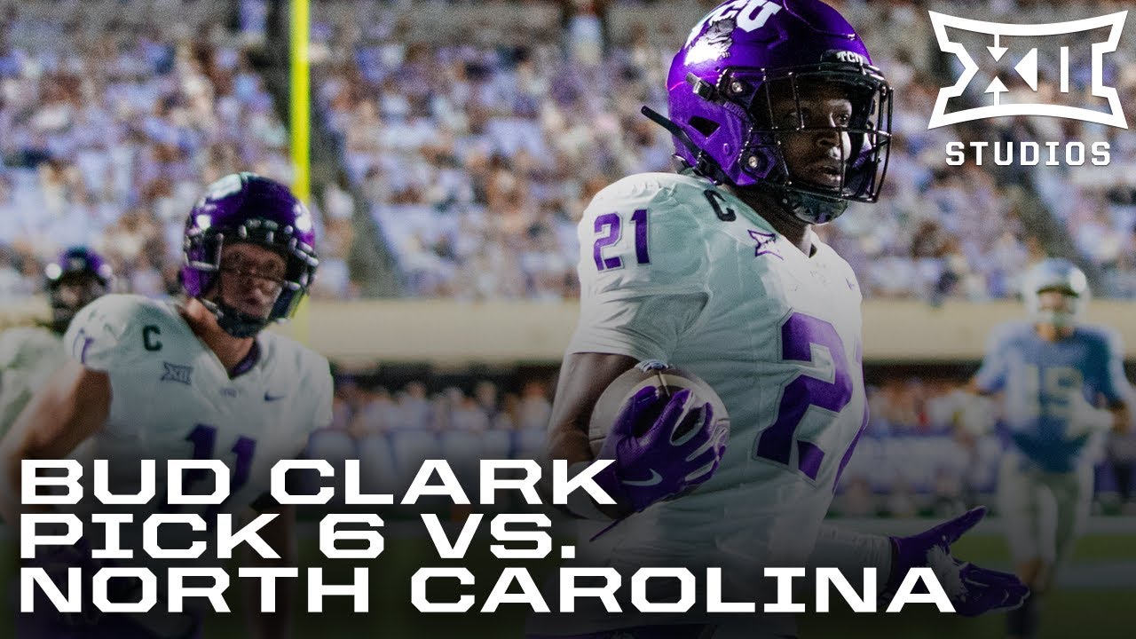 Bud Clark Plays Spoiler with a Pick 6 vs. UNC | 2025 Big 12 Big Plays