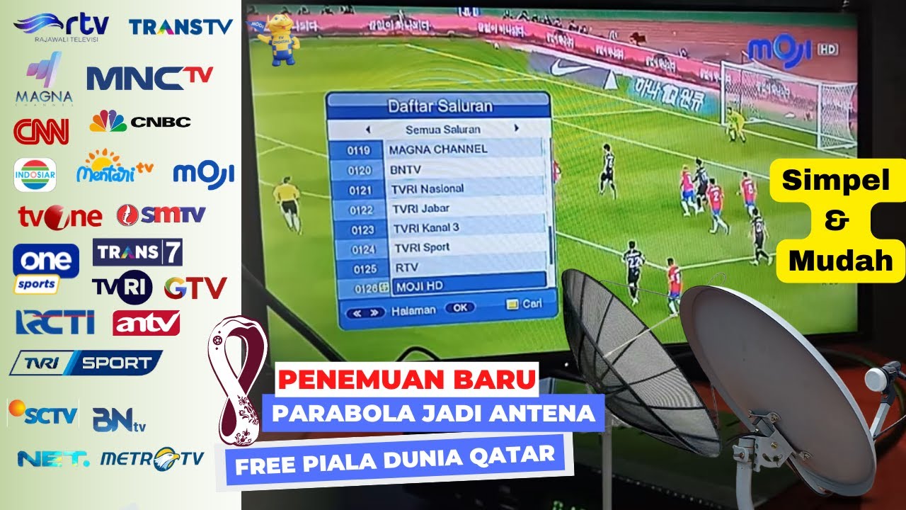 Cara Baru Mengubah Semua Jenis Parabola Jadi Antena Digital Mudah & Simpel
