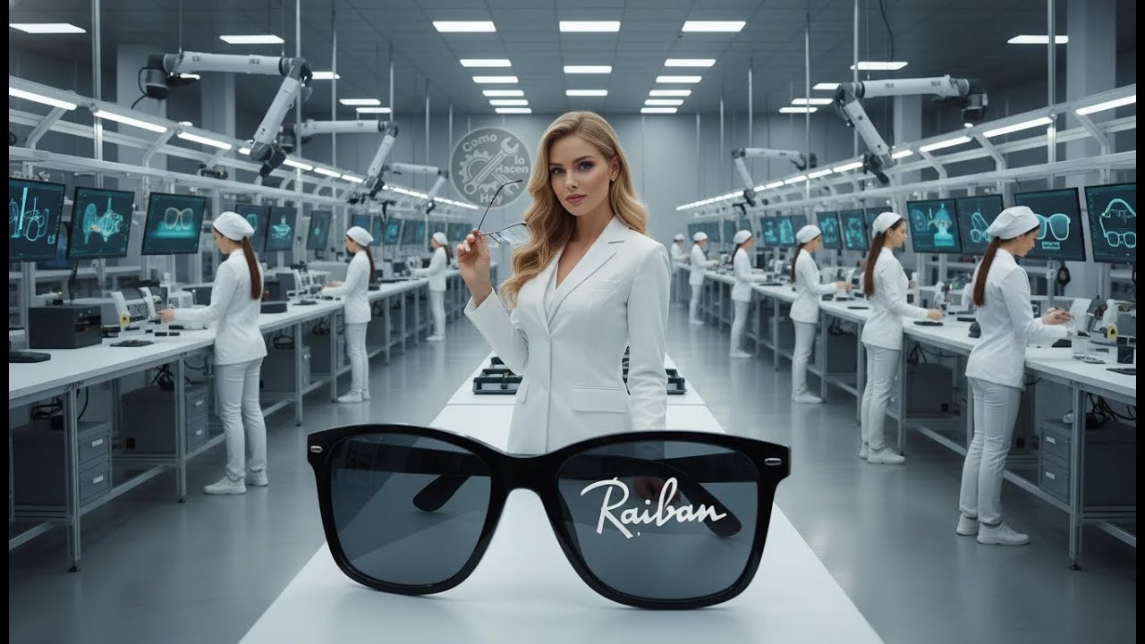 Como se HACEN Gafas RAY BAN en la FABRICA | ITALIA Luxottica