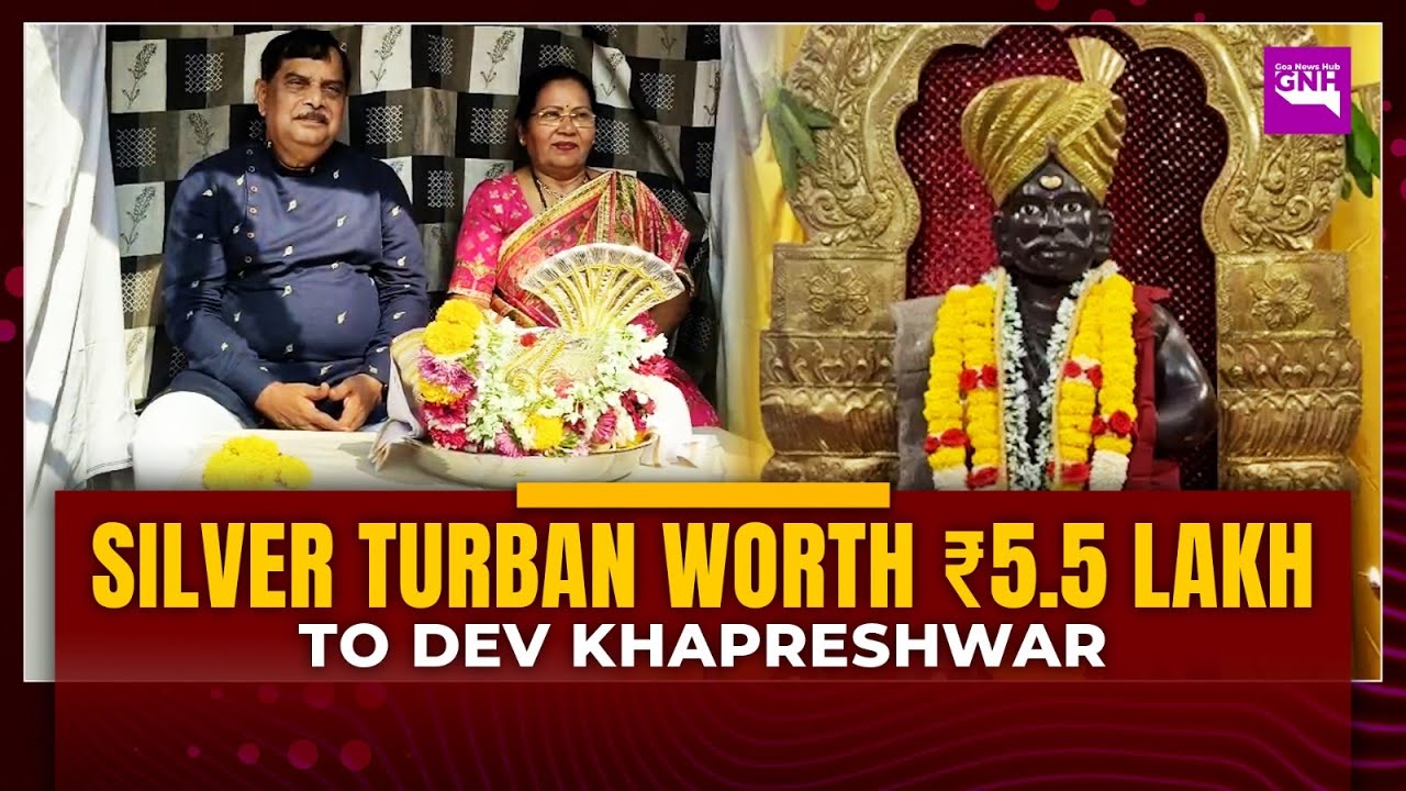 New 2.17 kg Silver Turban Offered to Dev Khapreshwar