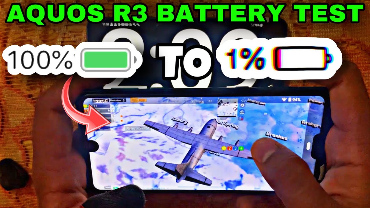 SHARP AQUOS R3 Battery Drain Test in 2025 | AQUOS R3 PRICE IN PAKISTAN  | PUBG GRAPHICS TEST