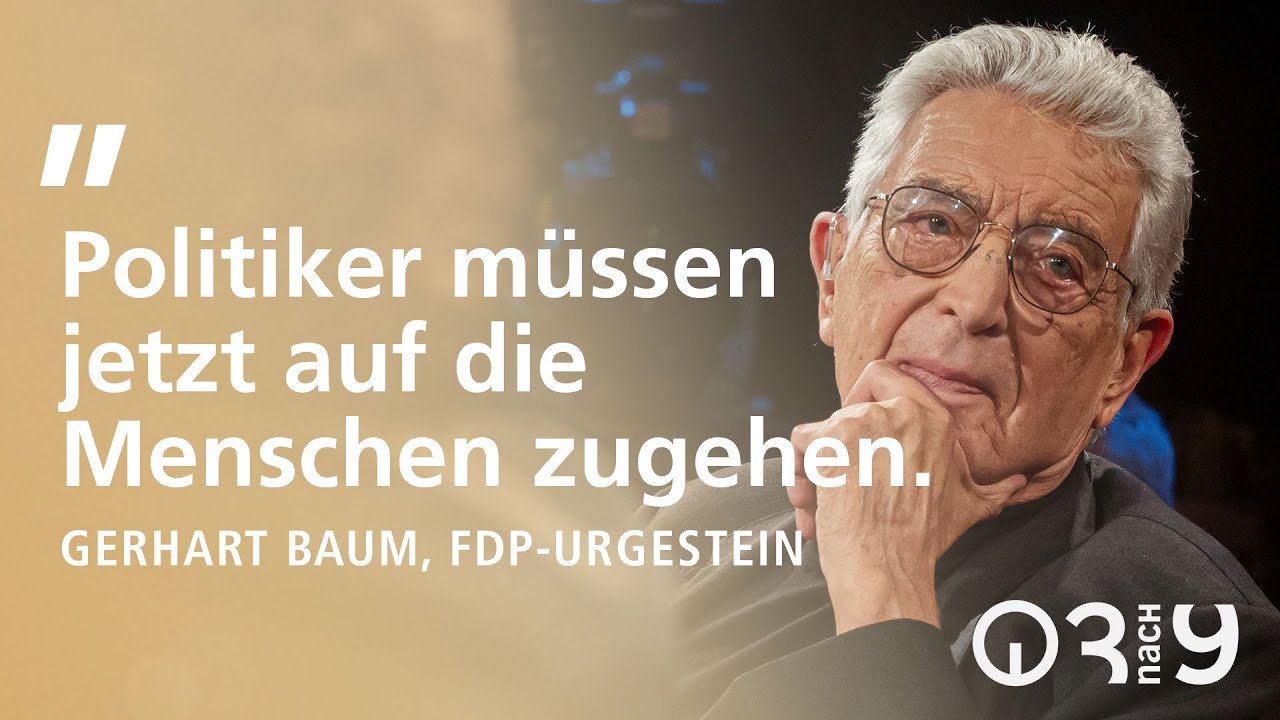 FDP-Urgestein Gerhart Baum über Krisen // 3nach9