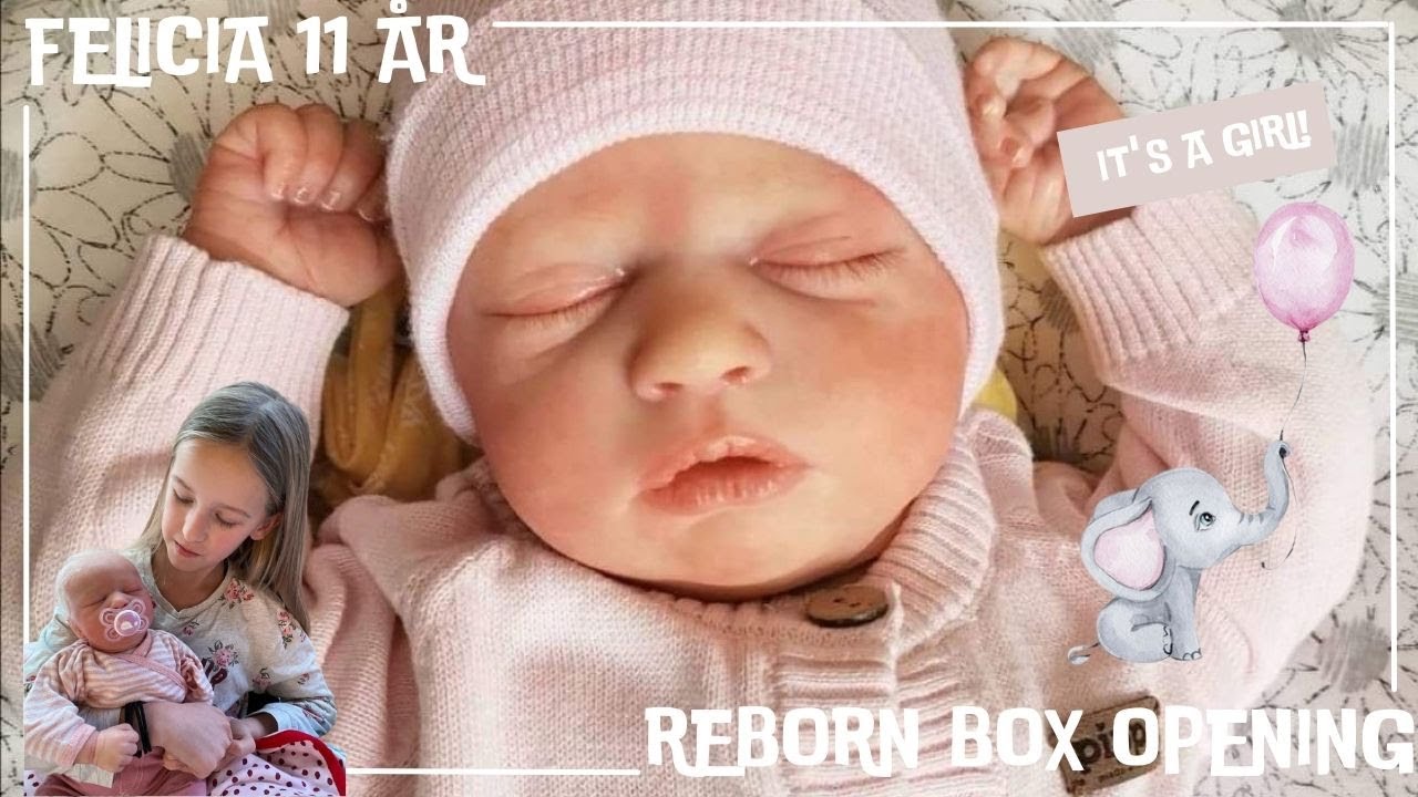 Box opening av Felicias Reborndocka Molly - VLOGG