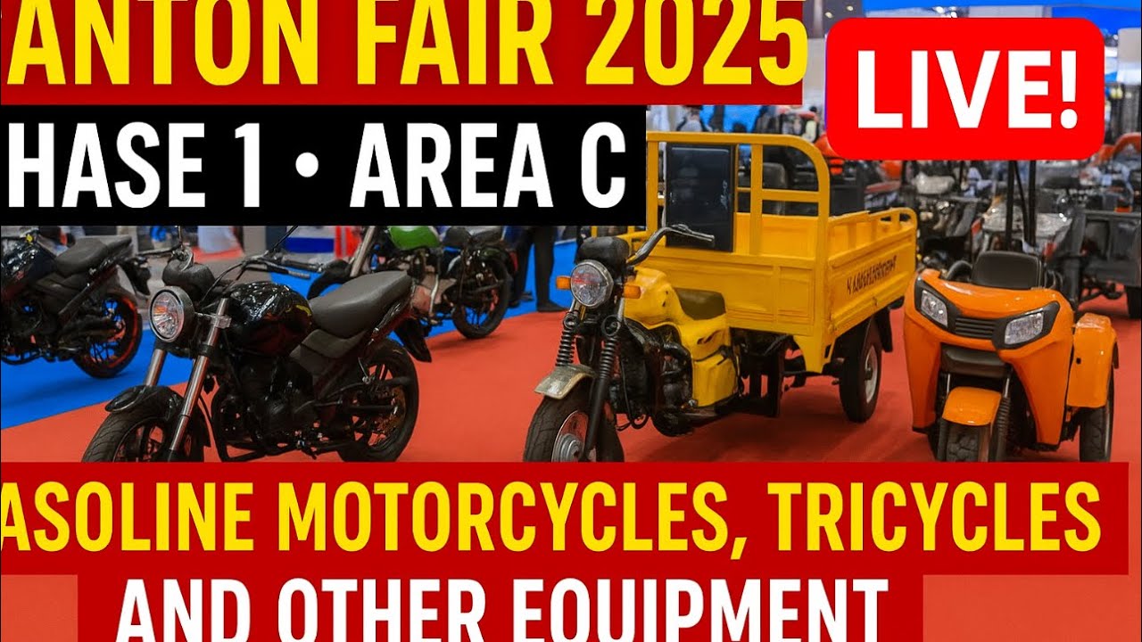 Gasoline Motorcycles, Tricycles and other equipment in Area C - live!