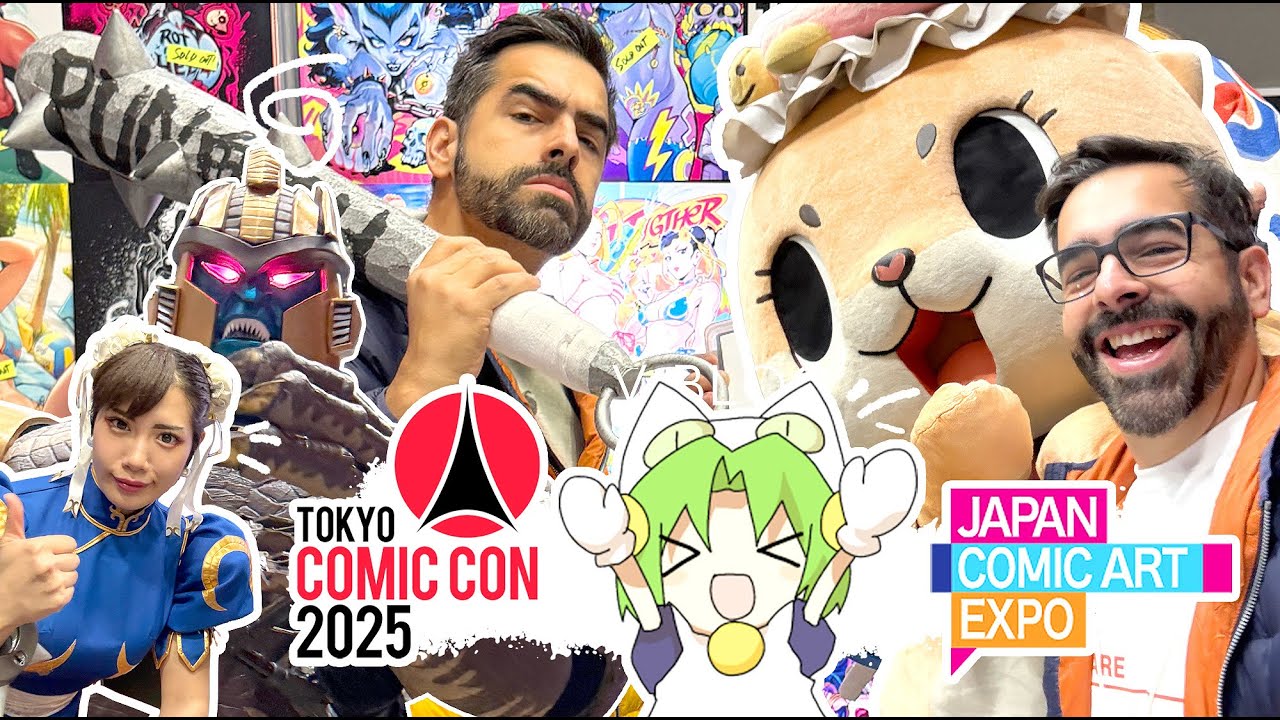 Аллея художников в Японии? Видеоблог о Tokyo Comic Con + Art Expo 2025!