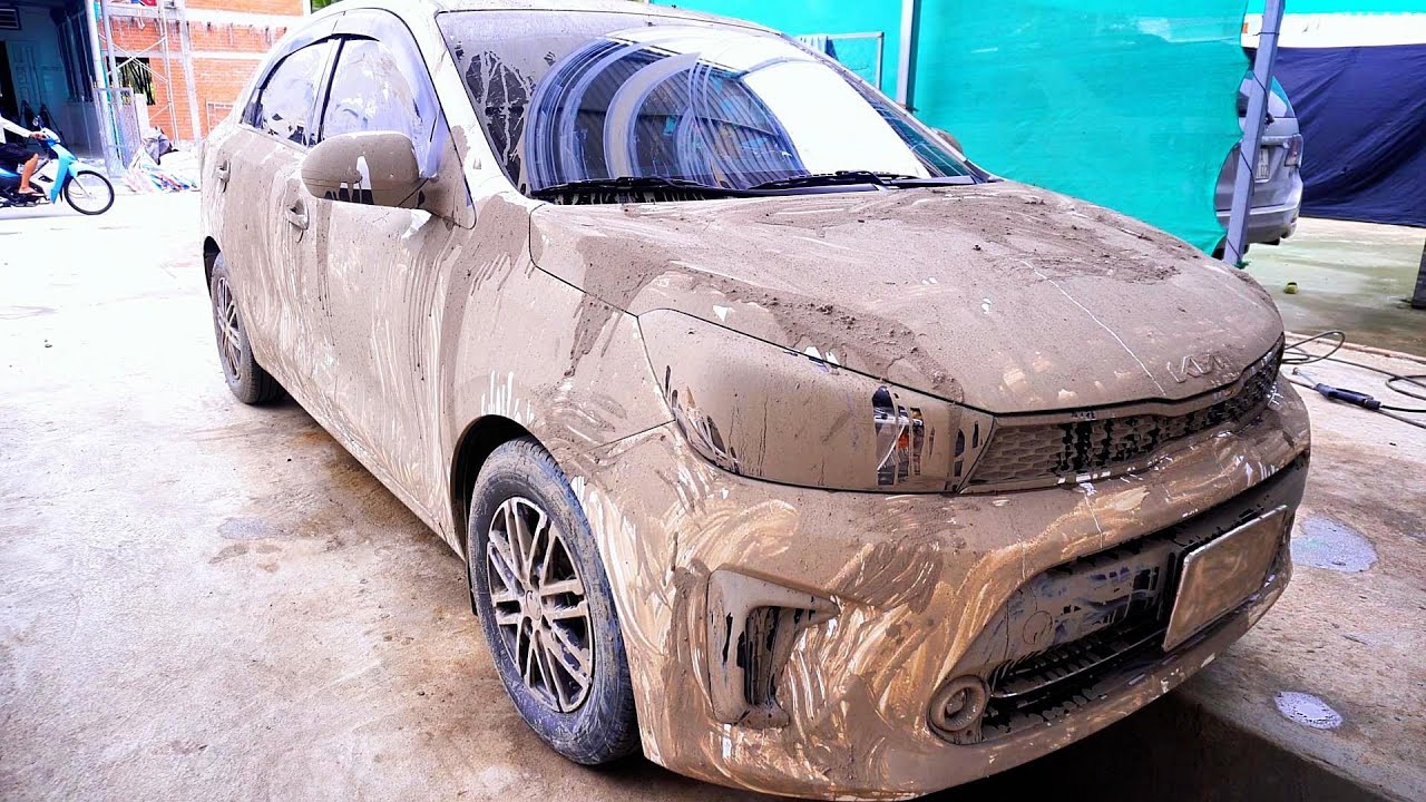 Compilation clip of cleaning vandalized cars, relaxing, satisfying ASMR!
