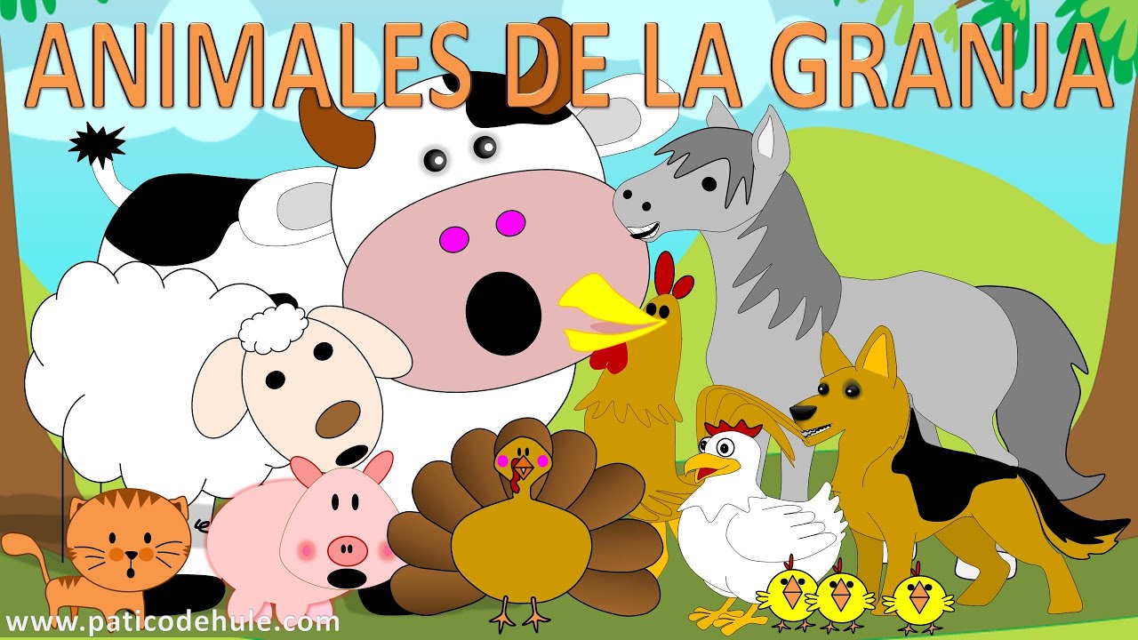 Animales de la granja para niños - sonidos de animales para niños