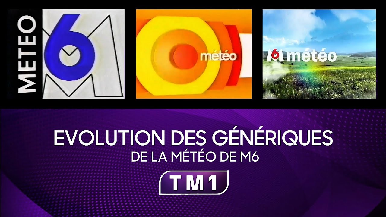 Evolution Des Génériques De La Météo De M6