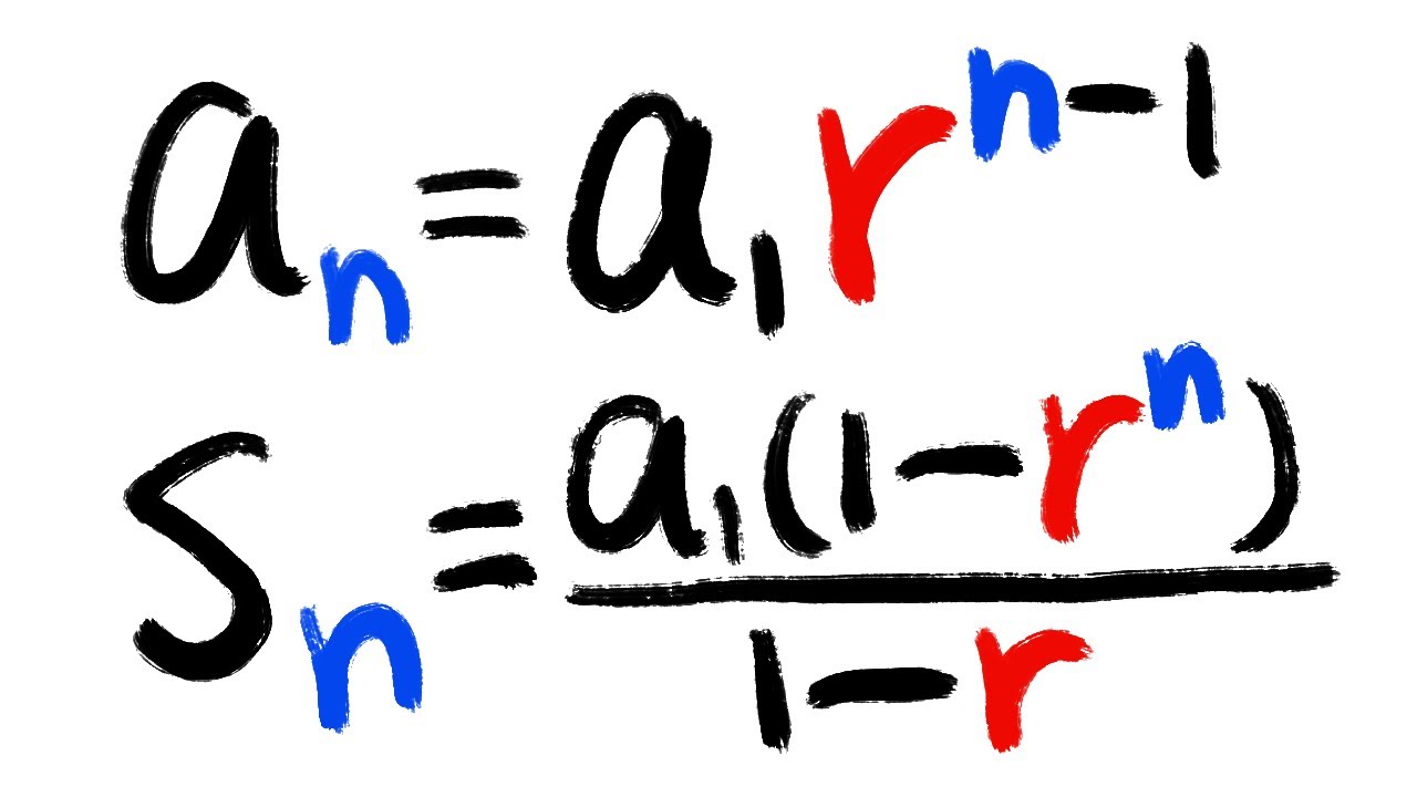 geometric sequence and series (introduction, proof & example)