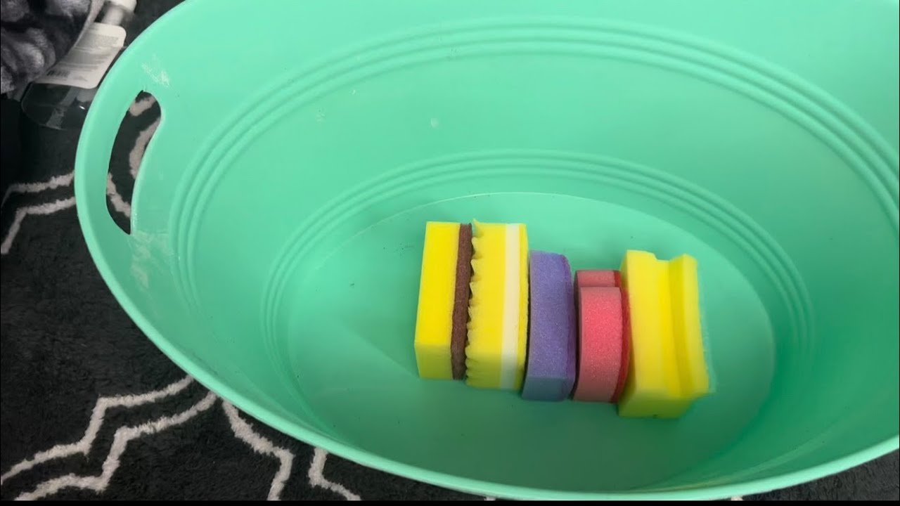 Sponge ASMR - Jelly Soapy Sponge Ripping