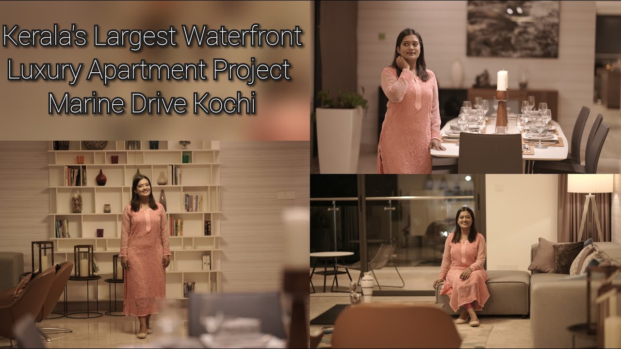 Kerala's Largest Waterfront Apartment Project | Marine Drive Kochi | Super Luxury Apartments !!!
