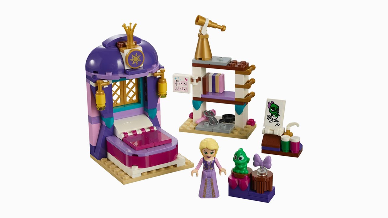 Lepinblocks Princess Girl 25017 Rapunzel Castle Bedroom Building Blocks Toys for Children