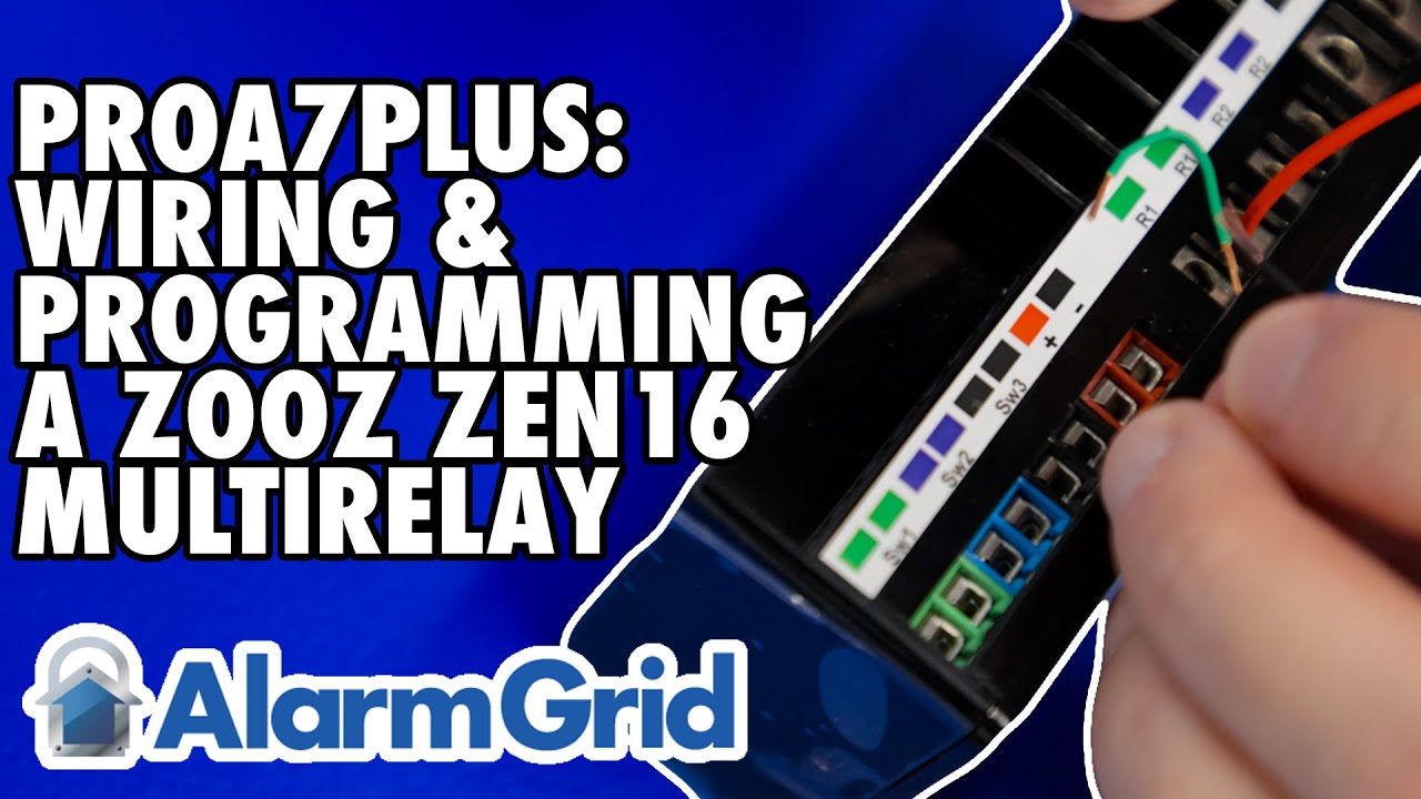 PROA7PLUS: Wiring & Programming a Zooz ZEN16 MultiRelay