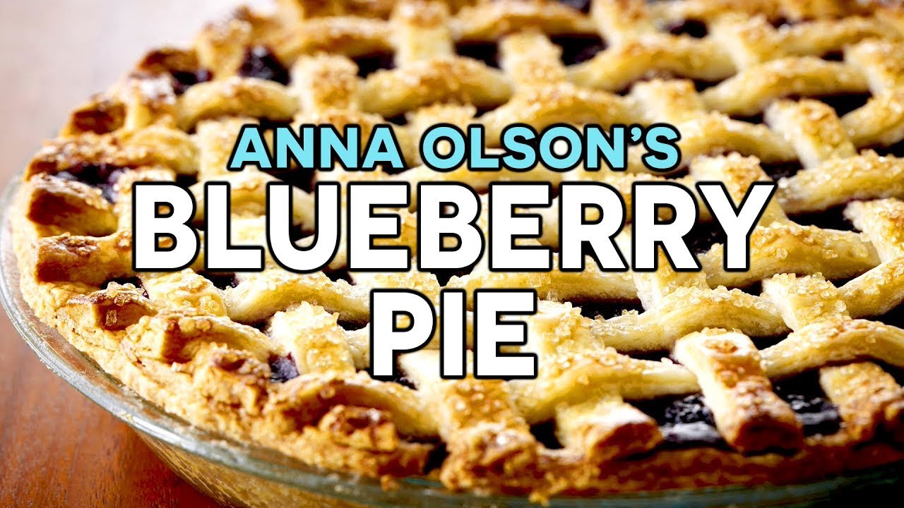 Professional Baker Teaches You How To Make BLUEBERRY PIE!
