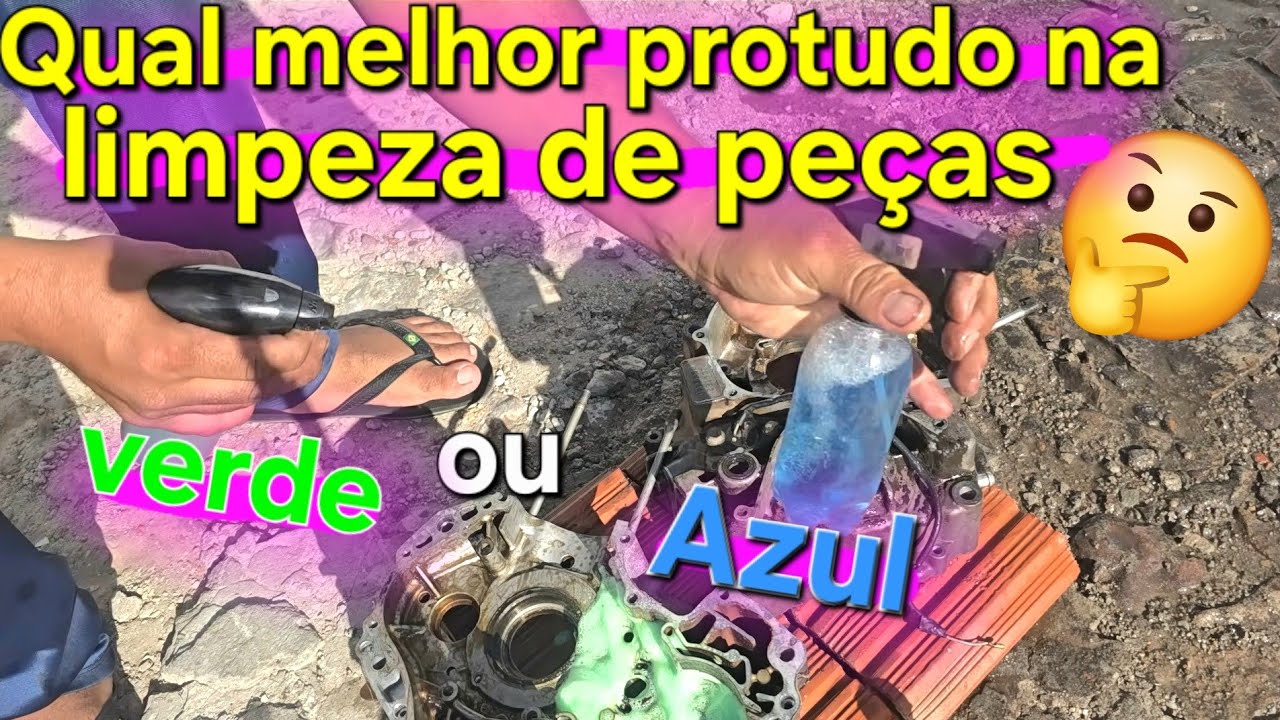 Qual o mais bruto na limpeza das carcaças de motor um é R$8 o outro R$30 
