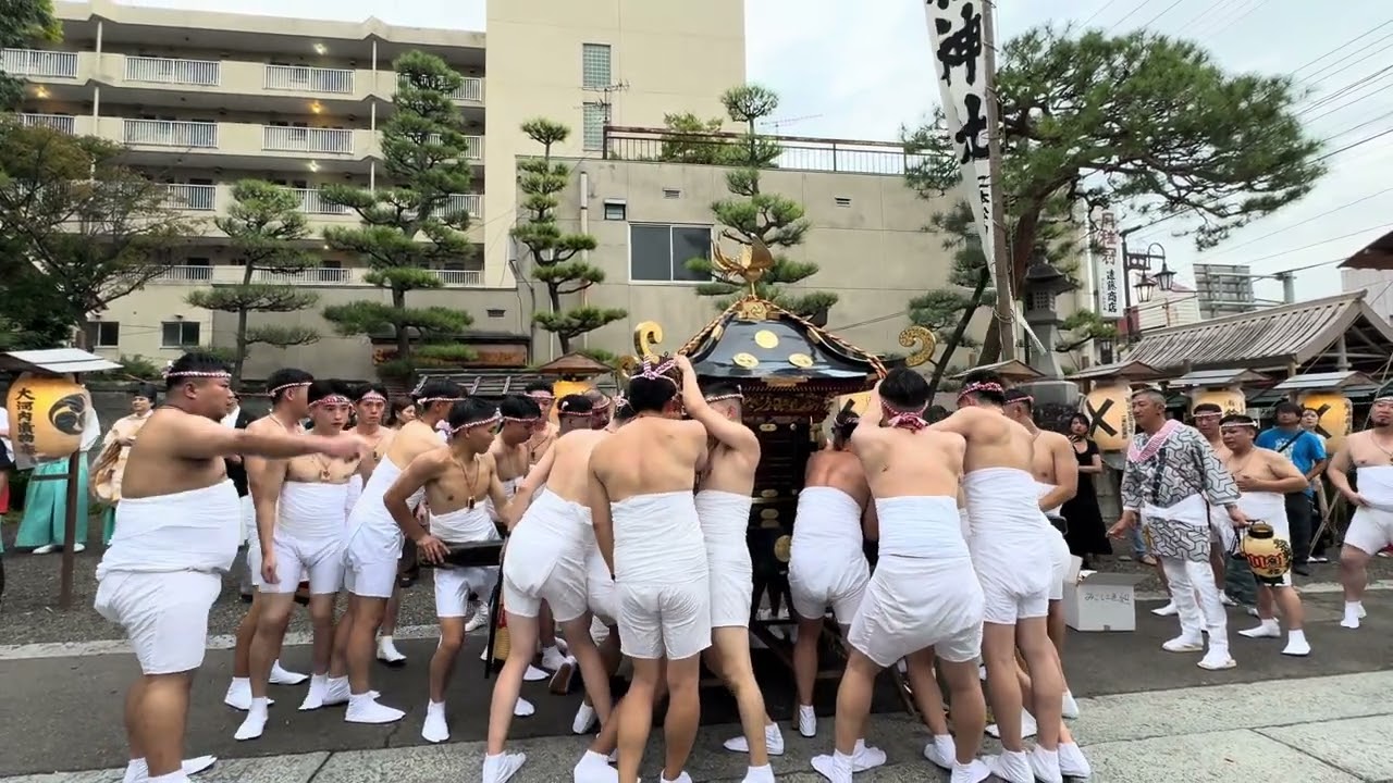 2025.10.5 二本松神社例大祭 二本松提灯祭り 神輿渡御③