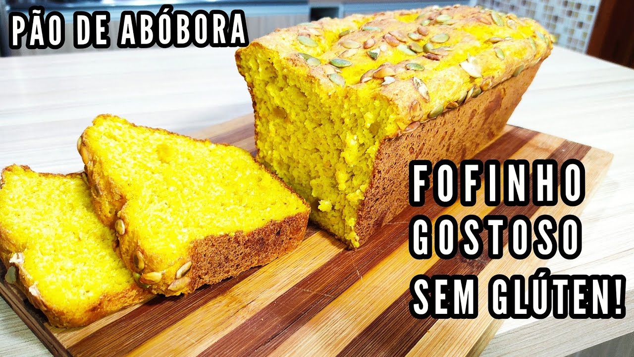 PÃO DE ABÓBORA SEM GLÚTEN E MUITO FOFINHO! SE VOCÊ AINDA NÃO FEZ, FAÇA E ME CONTA!