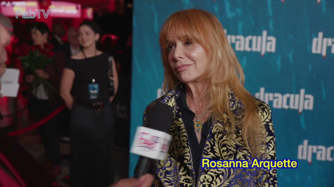 Rosanna Arquette talks about love at the DRACULA premiere