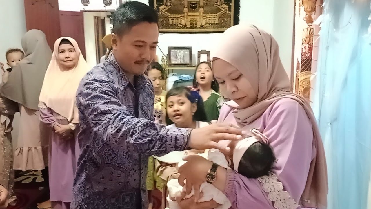 Tepung tawar bayi diiringi grup Marhaban terbaik