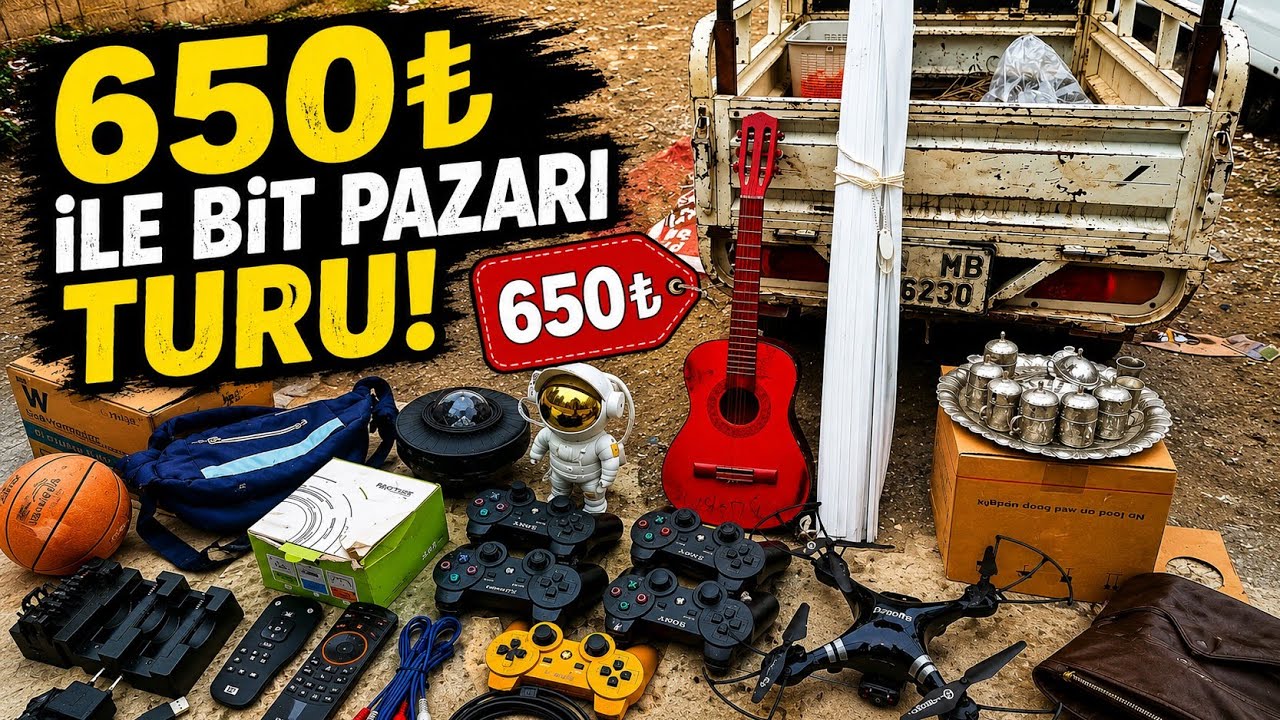 650 TL Bütçeyle Adana Bit Pazarı (Beğenip Aldığım Ürünler)(Çok Ucuz)