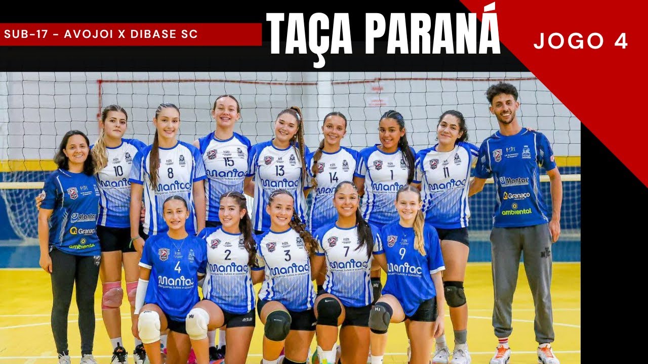 TA&Ccedil;A PARAN&Aacute; - 2025 - Jogo 4 - Voleibol Feminino - Sub-17 - Joinville (AVOJOI) x DIBASE VOLEIBOL SC