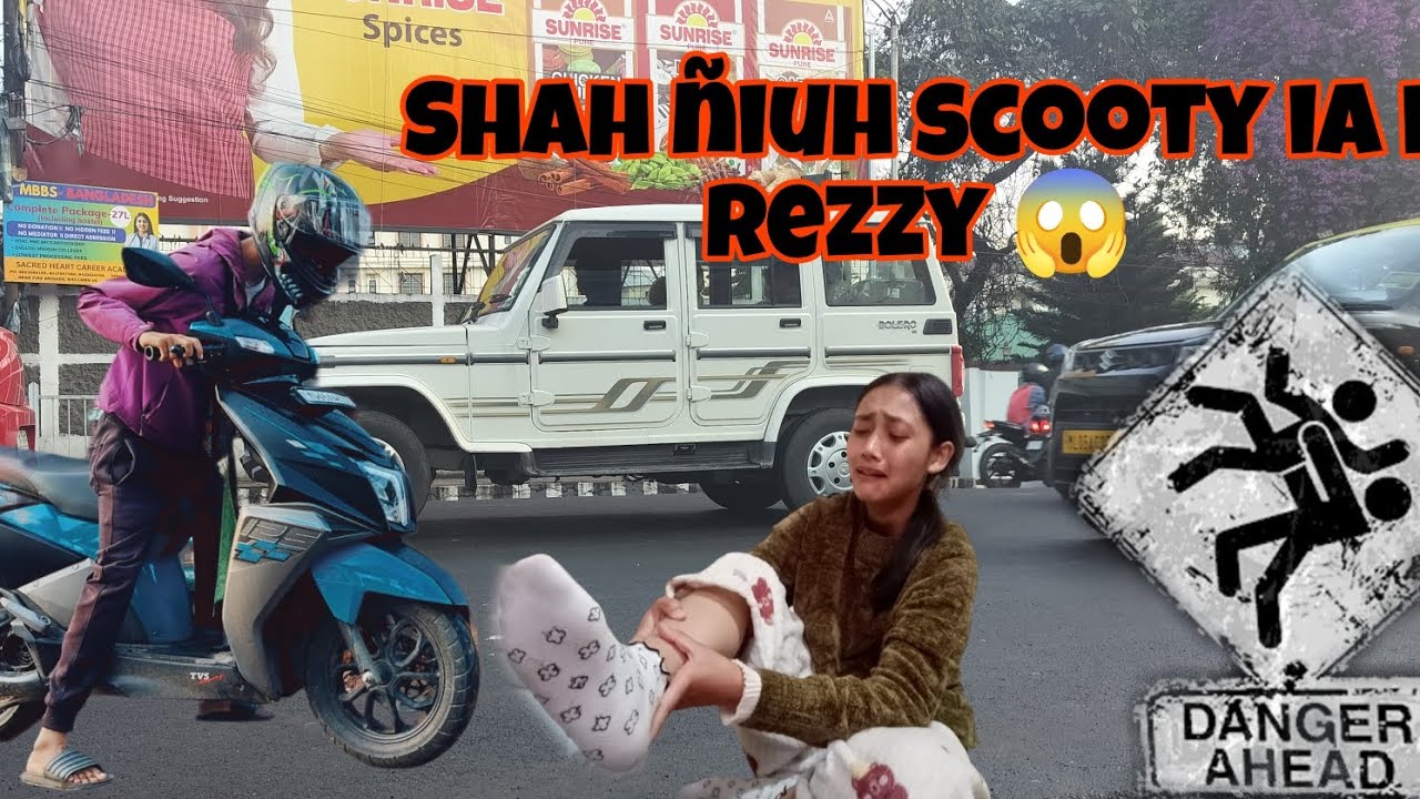 Shah ñiuh scooty ia i Rezzy 😱 peit noh kloi jia au ia i 🥺😭