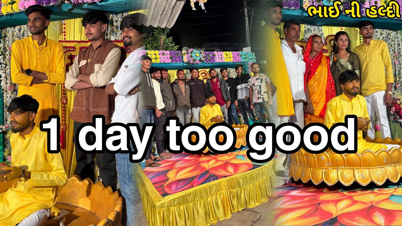 1 day too goo 🥳 ful moj ho 