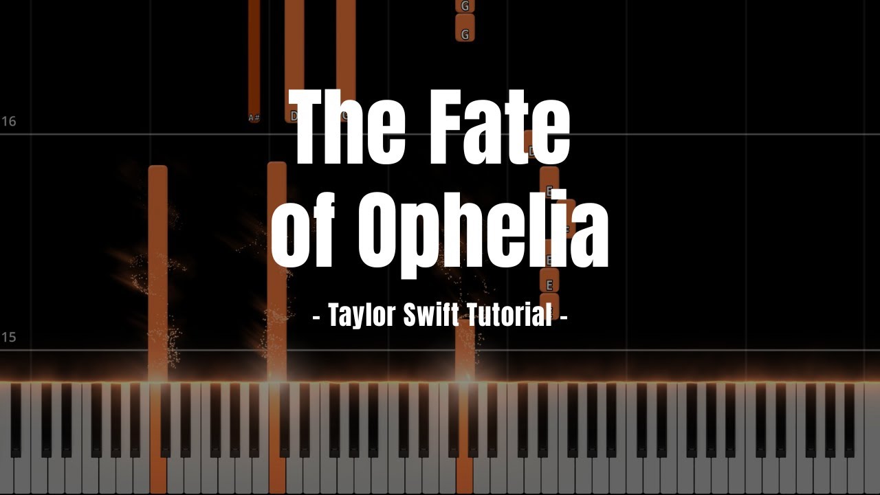 Taylor Swift - The Fate of Ophelia Piano Tutorial