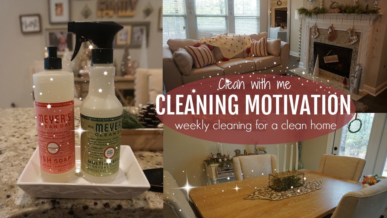CLEAN WITH ME 2017// CLEANING MOTIVATION// WEEKLY HOME MAINTENANCE