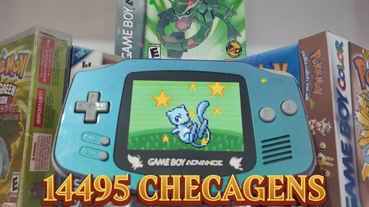 Mew SHINY HUNT no Pokémon Emerald com 14495 checagens direto do cartucho