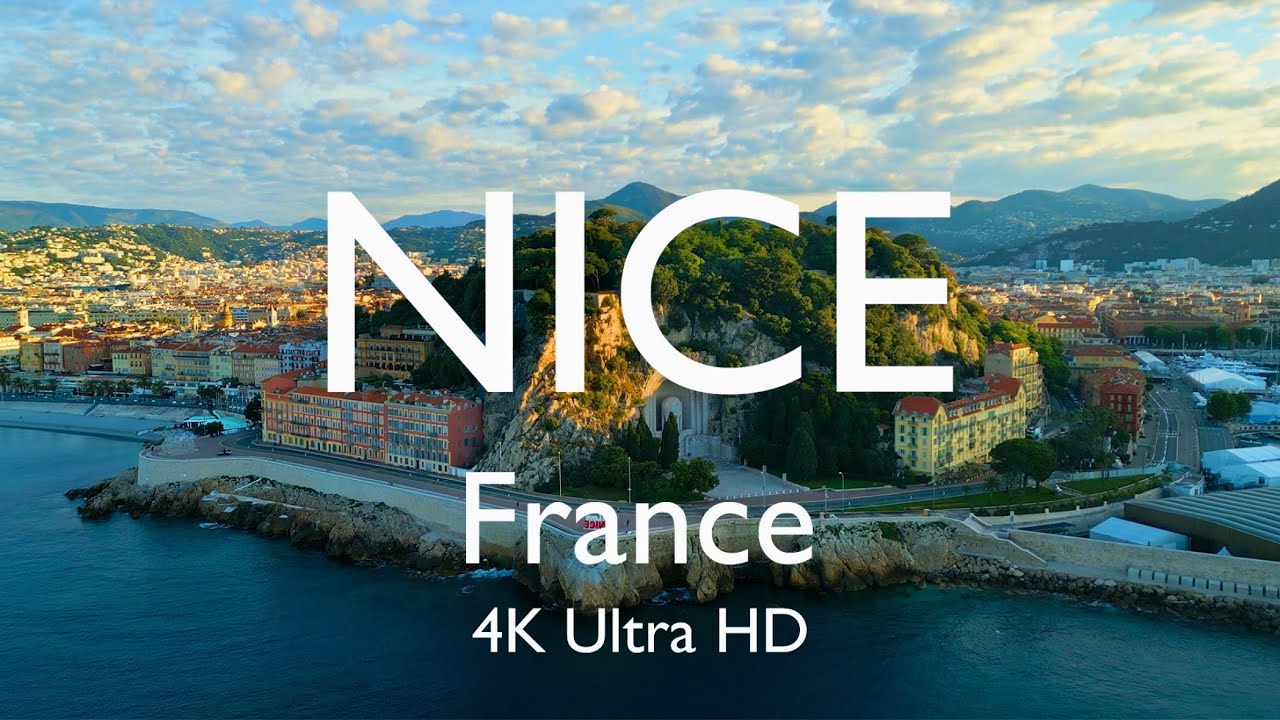 Nice, France by Drone 🇫🇷 [4K]