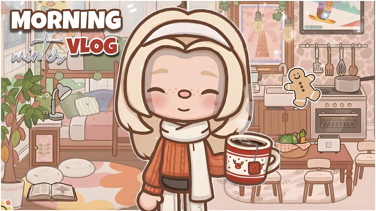 VLOG DE INVERNO AESTHETIC ☃️🎄 | TOCA BOCA WORLD ROUTINES | FAM&Iacute;LIA TOGETHER
