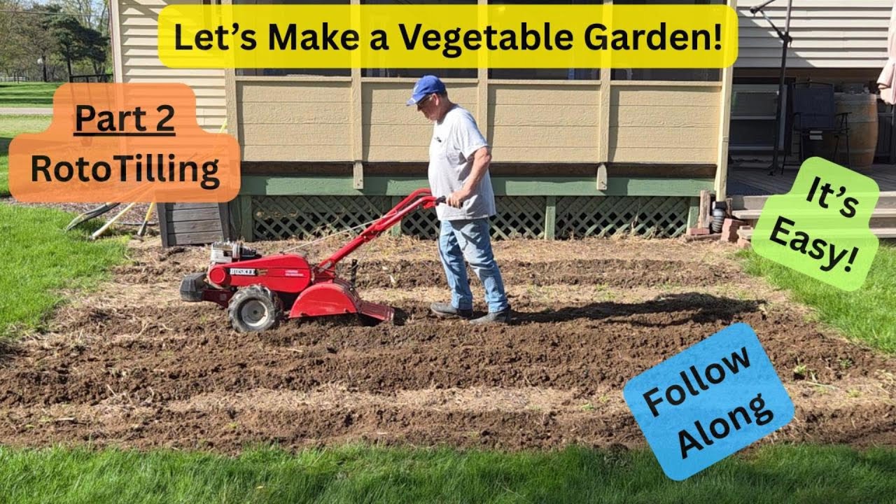 Starting the Garden: First Time Rototilling the Season! | Weekly Gardening Series Ep. 2