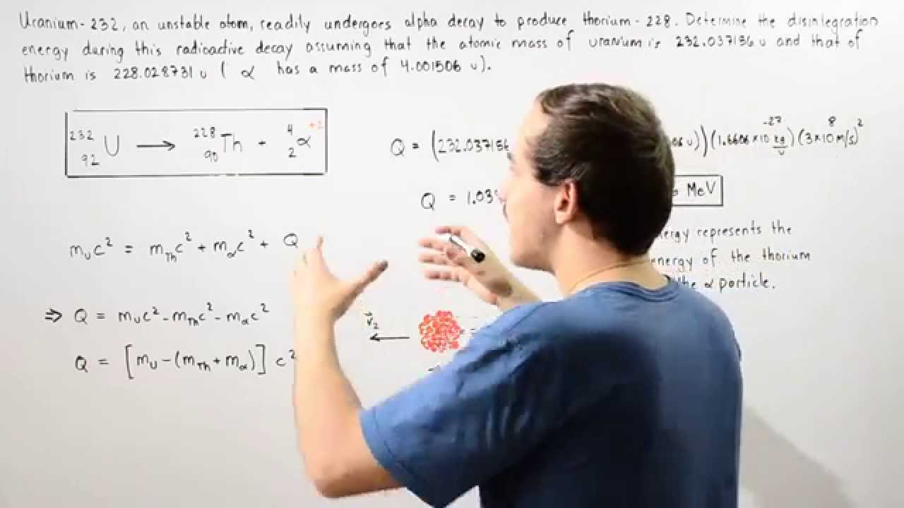 Disintegration Energy of Alpha Decay