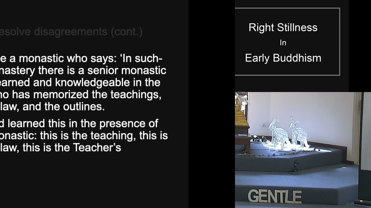 Sammāsamādhi (right stillness) Workshop II - Part 3 | Ajahn Brahmali and Ven Sunyo | 3 Dec 2022
