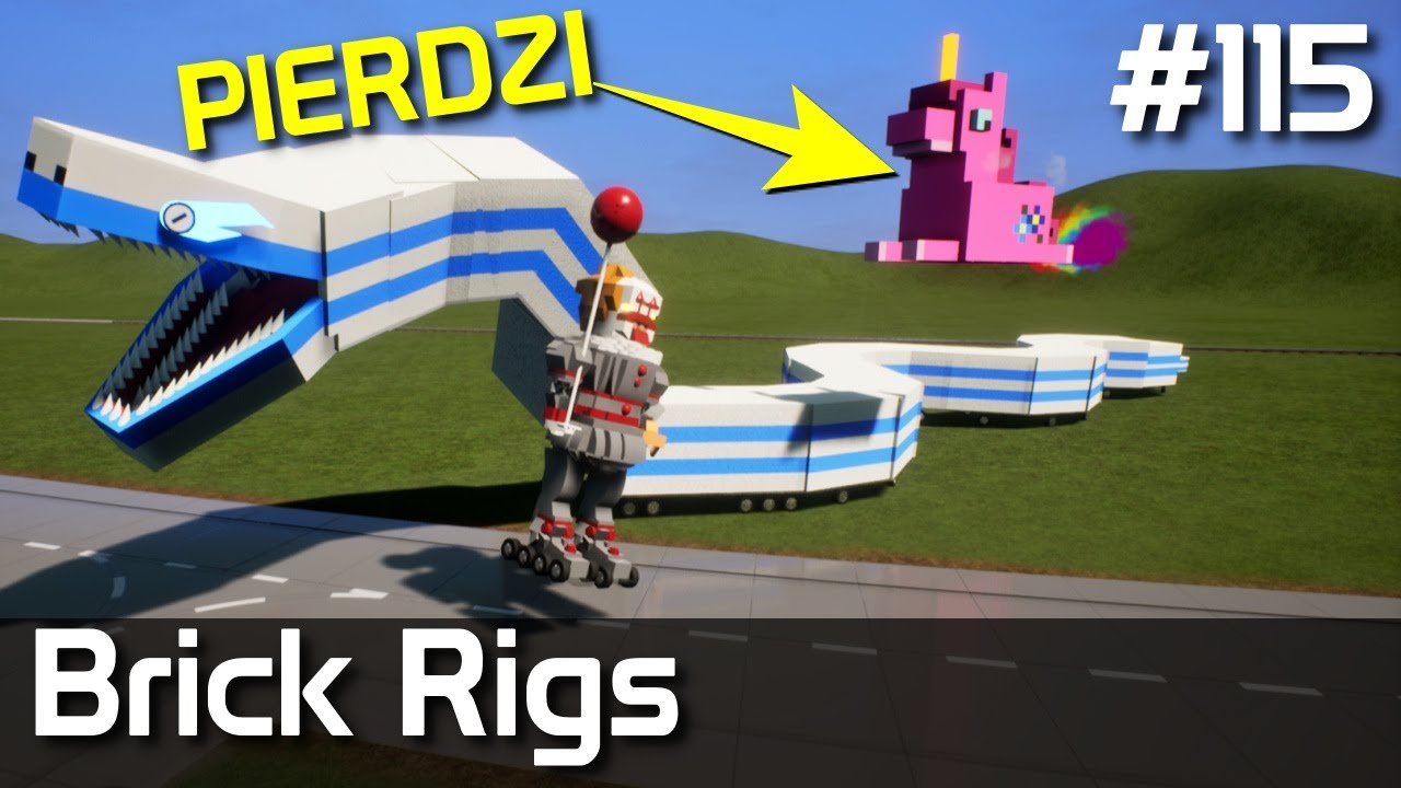 Brick Rigs PL [#115] PIERDZĄCA BESTIA kontra CZŁOWIEKI?! /z Skie & Bertbert