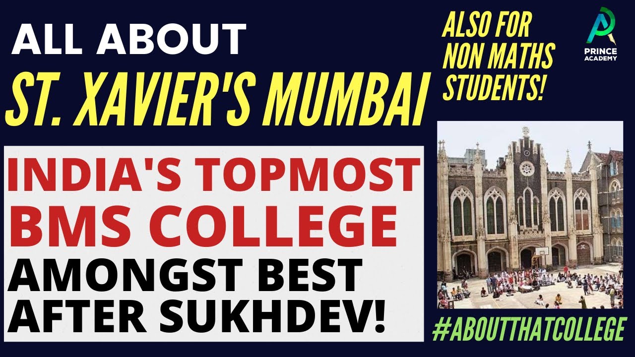 BMS/BBA From St. Xavier's: Next To Shaheed Sukhdev | Admission 2020, Placements, Seats & Fees
