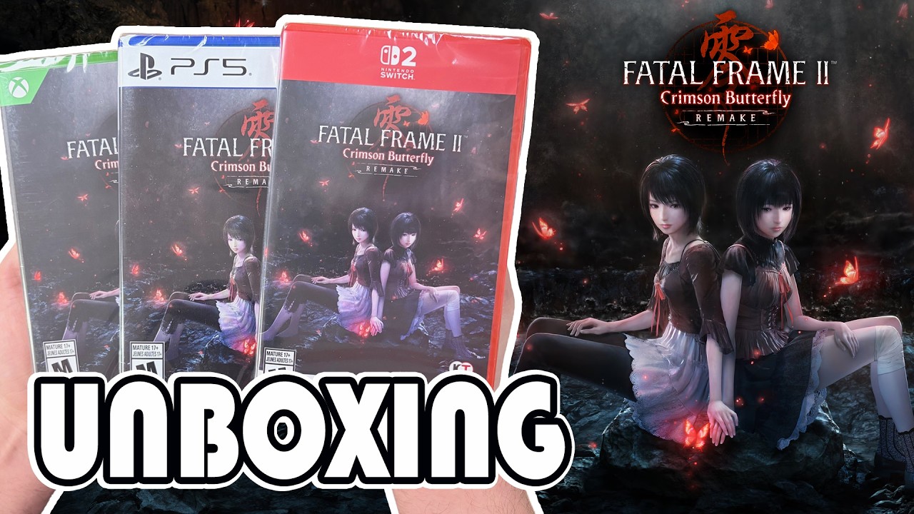 Распаковка Fatal Frame II: Crimson Butterfly Remake (PS5/Switch 2/Xbox Series X)