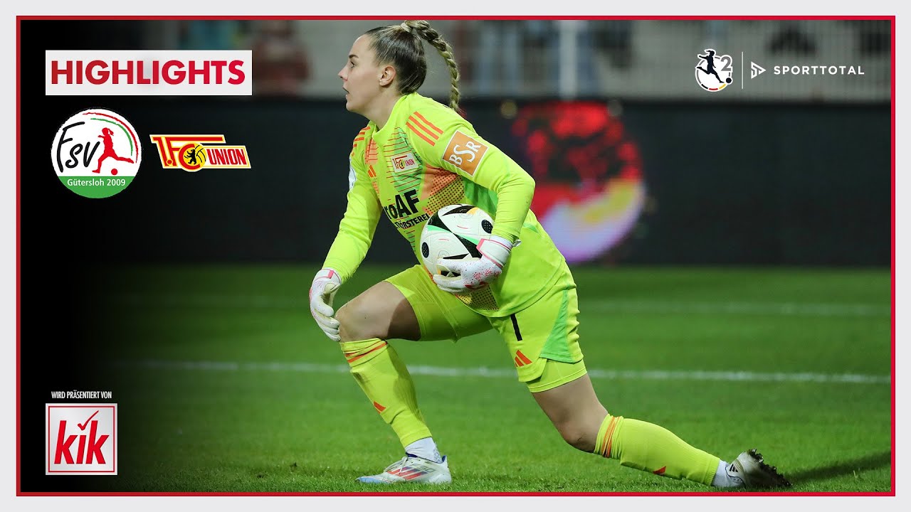 Union drückt in Richtung Spitze! | FSV Gütersloh vs. 1. FC Union Berlin | 2. Frauen-Bundesliga