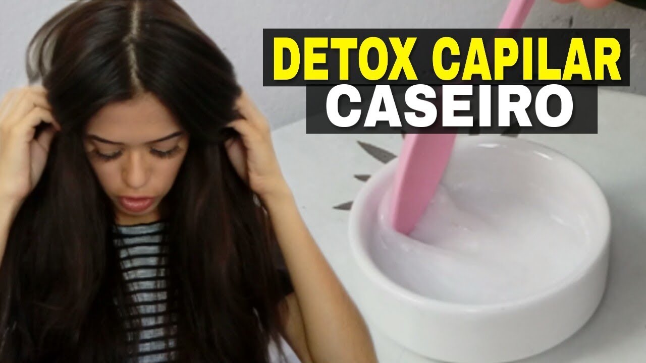 DETOX CAPILAR CASEIRO - PRA CRESCIMENTO E LIMPEZA DO COURO CABELUDO E FIOS 🚿