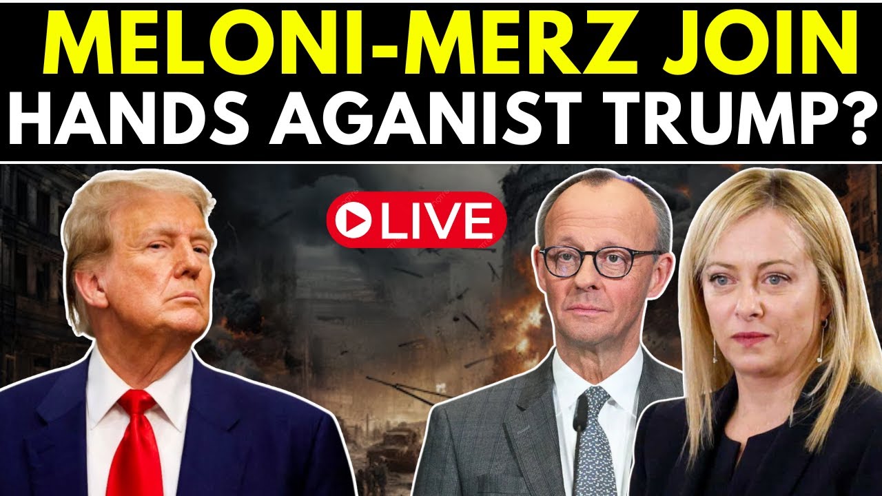 Live | Giorgia Meloni and German Chancellor Friedrich Merz Hold Press Conference After Talks | Live