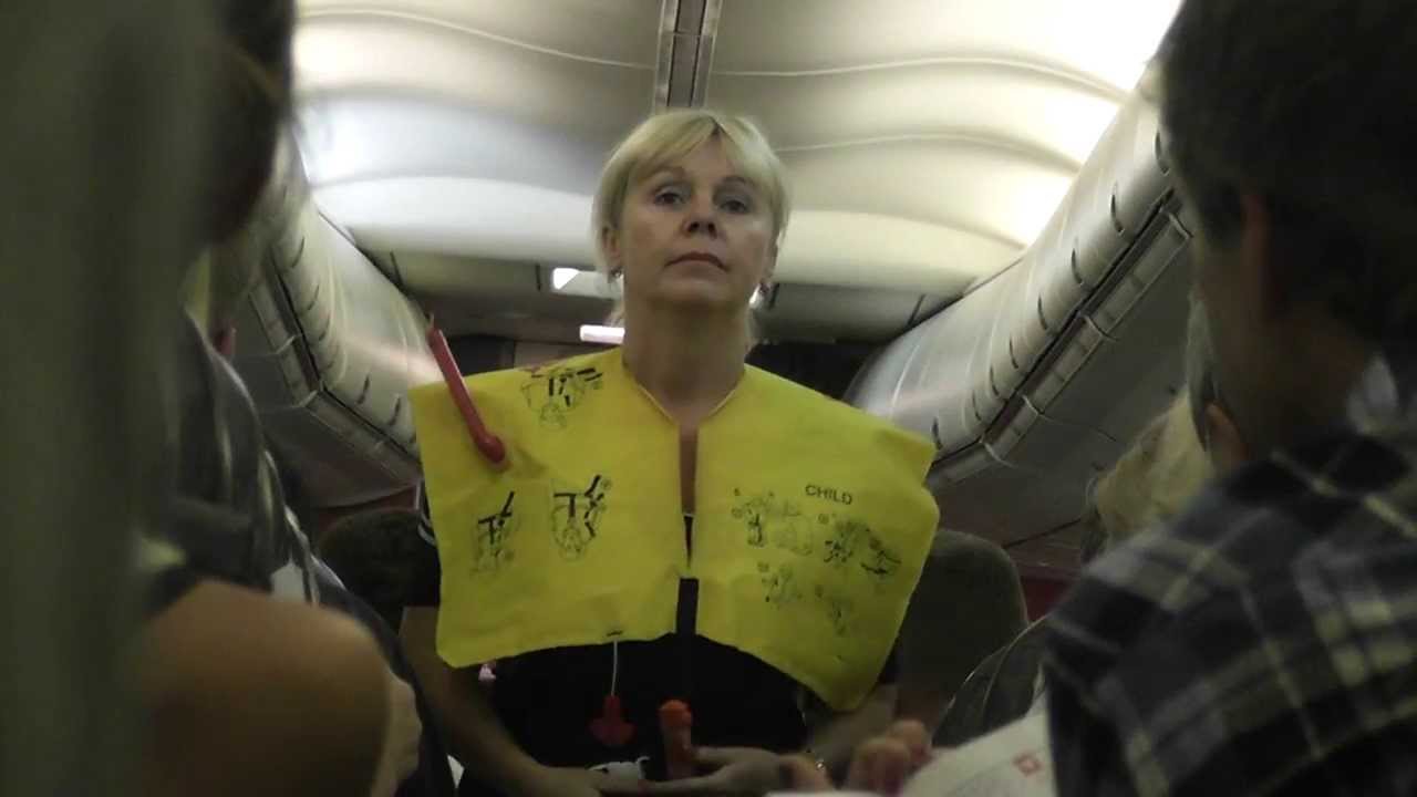Cabin Crew Pre-flight Safety demo
