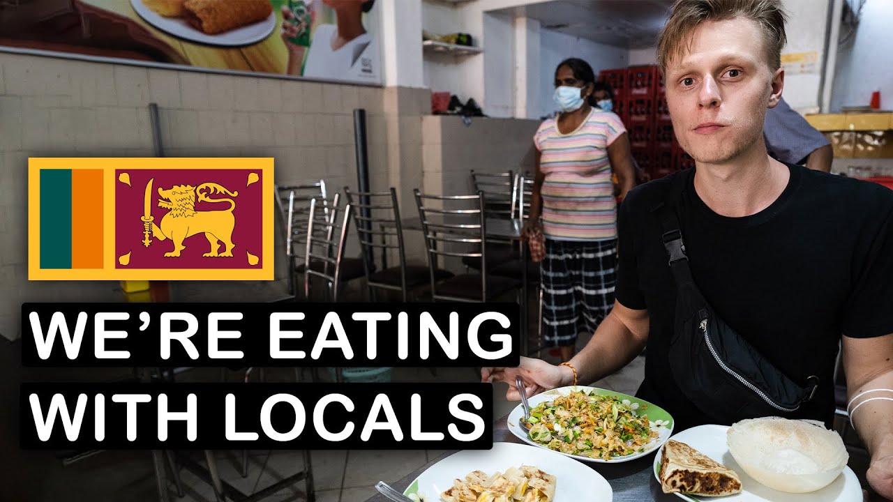 TRYING SRI LANKAN STREET FOOD (Kottu, Roti & Hopper)