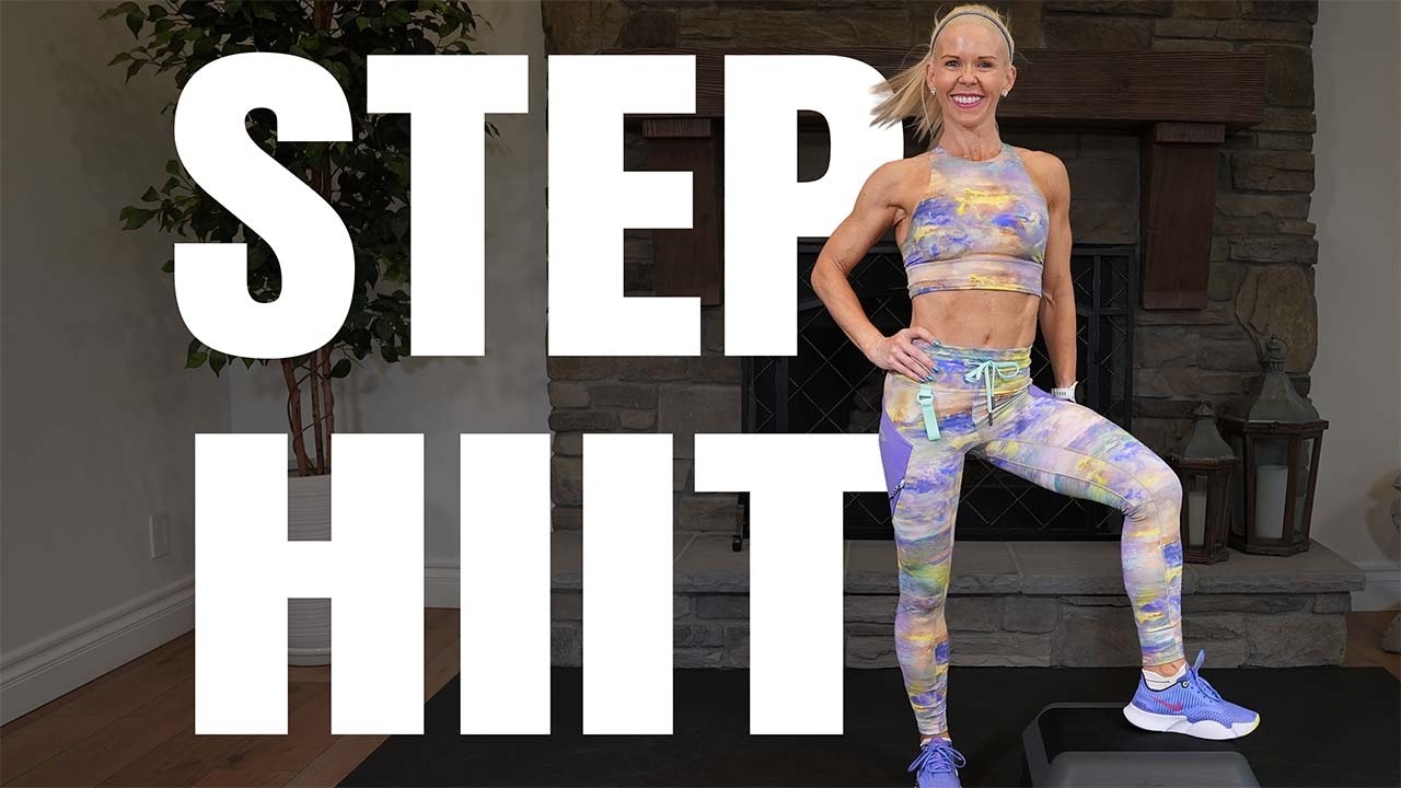 30 MIN STEP HIIT WORKOUT | Cardio & Bodyweight Strength | High Intensity!