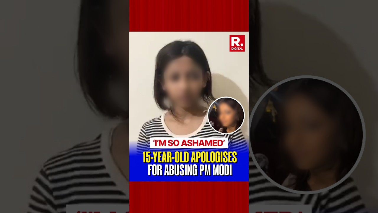 15-Year-Old Girl Says 'I'm Ashamed', Issues Public Apology for Abusive Remarks Against PM Modi