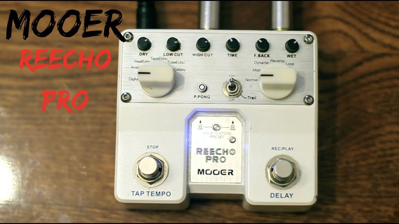 Mooer Reecho Pro delay ( обзор/review )